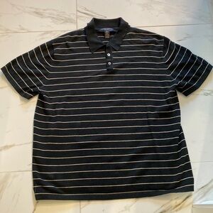 Banana Republic Knit Striped Polo Shirt